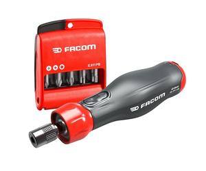 FACOM Cacciavite assistito 4V E-PROTWIST con punte PH-PZ-6 Pans Torx - Set di 12 pezzi - ATPA4V.J12APB