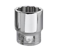 Facom Chiave A Bussola Esagonale Bi Di 24Mm 3/8In Drive Finitura Cromo FCMJ24