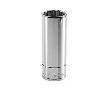 Facom Deep Socket 1/2in Drive 30mm Bi-Esagono Cromo FCMS30LA