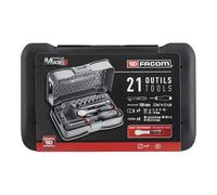 Facom JUEGO VASOS 1/4 6P MM R.181 21PC