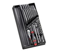 Facom MOD.RL161-26 - Chiave a bussola 1/4Z, 36 pezzi
