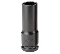 FACOM NSB.19 NSB - Bussola a percussione a 6 punti, attacco da 1/2", a parete sottile, misura 19 mm