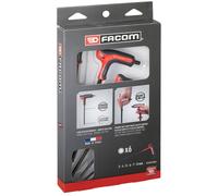 FACOM 84TZSA.PB 6-Kant Stiftschlüsseln-satz Con Sferica Testa E Impugnatura T