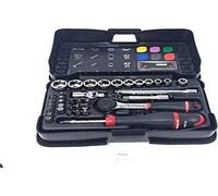 Facom Assortimento Chiavi a Bussola 1/4 ", 6-Kant, Metrico, 37 Parti ,