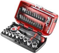 Facom R.360NANO-U1 Set Bussole Nano Cricchetto Impugnatura Girevole 1/4" 38
