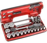 Facom S.360DBOX4PB Set Bussole Impugnatura Girevole 1/2" 22 Pezzi