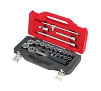 Facom Set Bussole 1/2" Metric 22 Pezzi Chiavi A Cricchetto Esagonali
