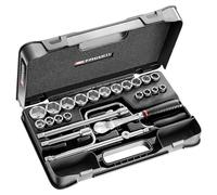 FACOM SL.161-3P6U - JUEGO VASOS 1/2' 6C IN SL.161 25PC