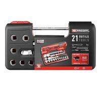 Facom SL.DBOX1PB Kit di chiavi a bussola metrico 1/2 (12.5 mm) 20 parti
