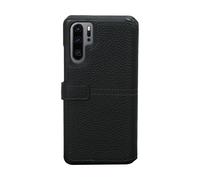 Façonnable, Custodia per Huawei P30 Pro Folio Sellier con pulsante laccato, Nero