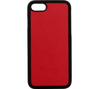 BIGBEN CONNECTED Protettiva FAI747CQLIS130 Custodia per Apple iPhone SE (2020)/8/7, Nero, Rosso