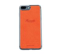 FACONNABLE Protettiva FAI755CQFR170 Custodia per Apple iPhone 6 Plus/6S Plus/7 - Plus/8 Plus, Arancione, Trasparente