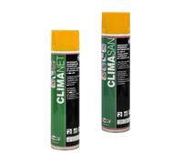 Prodotti per la Pulizia dei climatizzatori condizionatori Kit 600ml: n1 SANITIZZANTE+n1 DETERGENTE facot