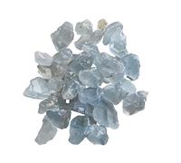 FACSER Cristallo naturale grezzo 50-100g1-3 cm 1pc50-80g Pietra naturale di celestine Cluster esemplari pietra grezza decorazione per la casa pietra di cristallo celestite blu (colore: 100 g 1-3 cm)