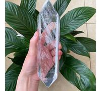 FACSER Cristallo Naturale Grezzo Scettro Bianco Ad Alta Temperatura di Fusione, fengshui può Essere Utilizzato for (Dimensioni : 800-850g) (Size : 300-350g)