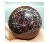 FACSER Decorazione per la casa Sfera di quarzo granato naturale sfere pietre e cristalli per protezione moglie regalo gemma decorazione camera da letto Obelisco di cristallo lenitivo (dimensioni: 7-8