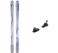 Faction - Attacchi per sci freeride/freestyle - Pack Dancer 1 Grey 2025 - Grigio Grigio 154 cm,186 cm