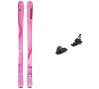 Faction - Attacchi per sci freeride/freestyle - Pack Dancer 1 Pink 2025 - Rosa Rosa 186 cm