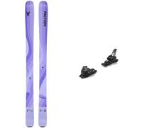 Faction - Attacchi per sci freeride/freestyle - Pack Dancer 2 Purple 2025 - Viola Viola 155 cm