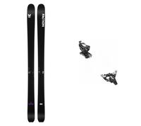 Pack sci alpinismo Faction La Machine 2 Mini 24 + Attacchi Sci - Nero / Bianco / Viola - Größe 164 - 2024