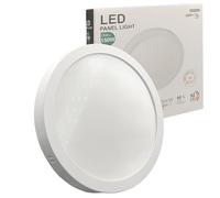 FactorLED NUOVO! Plafoniera LED circolare, Downlight pannello superficie rotonda per soffitto, antiriflesso, luce selezionabile 4CCT 2700K-3000K-4000K-5700K (1, 160 mm)