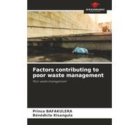 Factors contributing to poor waste management: Poor waste management