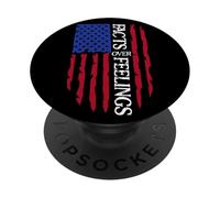 Facts Over Feelings Sign USA Flag God Family Country Freedom PopSockets PopGrip Adesivo