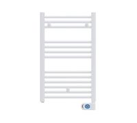 facula Radiatore portasciugamani elettrico fluido, serie PE, bianco a basso consumo, 400 W