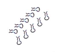 FACULX 10 pz pinza freno bicicletta molla clip metallo parti di ricambio per XT per SLX per XTR freno Pad Pin (per arcobaleno)