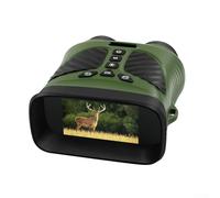 FACULX Binocolo digitale compatto con funzione notturna, apertura F1.2, obiettivo da 43 mm, menù multilingue, supporto 32 GB, per osservazione della natura (verde)