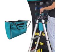 FACULX Borsa portautensili da carico, accessorio per scala, in tessuto Oxford, borsa per attrezzi per la manutenzione della scala, per elettricisti