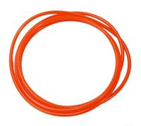 FACULX Cintura a rullo per bici da ginnastica in TPU, cinghia di trasmissione di ricambio per attrezzatura da allenamento al chiuso compatibile con rulli per bici, larghezza 5 mm, 185 cm (rosso)