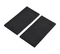 FACULX Confezione da 2 cuscinetti di ricambio in schiuma per levigatrice posteriore a 4 fori per utensili elettrici 9035, 18,5 x 9,3 x 0,8 cm, compatibili con fogli di carta vetrata standard