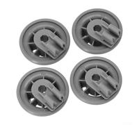 FACULX Confezione da 4 ruote di ricambio per cestello inferiore per lavastoviglie Neff 611475 165314 00611475, colore grigio, diametro 37 mm