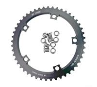 FACULX Corona per bicicletta a velocità singola adatta per biciclette | Costruzione in lega di alluminio 7075-T6; rende la maglia sicura con denti anti-caduta per catene da 1,3 x 0,3 cm