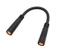 FACULX EBike - Cavo di prolunga per acceleratore a 3 pin, 17 cm, connettore impermeabile per kit di conversione bici elettrica, sensore del cambio, leve del freno (da femmina a maschio)