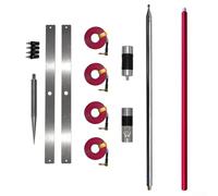FACULX GPTWO-PRO Advanced Edition 7-54MHz 200W Antenna a onde corte, antenna portatile, installazione in meno di 5 minuti, include bobina di carico e perno di messa a terra (versione di fascia alta)