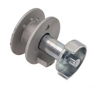 FACULX Kit hardware per ombrellone da esterno in alluminio Anello per bobina per ombrellone Parti di ricambio Sistema di barre di supporto regolabile Beach Garden Patio Shade Accessori