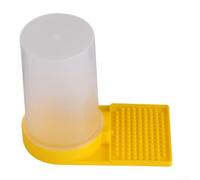 FACULX Mangiatoia per abbeveratoio per alveare, in plastica gialla | Scatola 15,19 x 13,2 x 7 cm, design leggero per una facile pulizia e ricarica, essenziale per l'apicoltura