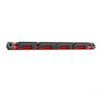 FACULX Organizer per punte con base magnetica, 40 fori per cacciavite, organizer per bussole, nero e rosso