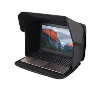 FACULX Parasole portatile per uso esterno, pieghevole | Schermo privacy per computer con schermo antiriflesso, visiera resistente per notebook, campeggio, spiaggia, pubblico