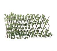 FACULX Recinzione di edera artificiale, siepe da giardino, per la privacy, espandibile, per esterni, patio, cortile, decorazione (patata dolce)