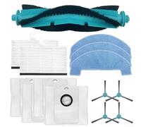 FACULX Spazzola principale, filtri, panni mocio, sacchetti per la polvere, spazzole laterali, kit di ricambio per aspirapolvere Conga 2499 Ultra Home Advanced Vacuum Cleaner (A)