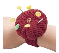 Facyn- Supporto da Polso, Cuscino a Forma di Zucca, Cuscinetti per ago Portatili con Cinghia Elastica Regolabile per Cucire Le trapunte, necessità di Cucito