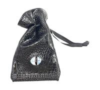 Facynrangement per dadi, sacchetti con cordino in pelle PU per motivo a