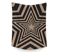 FADALO Downtown Girl Y2k - Arazzo decorativo geometrico con stelle, stile vintage, alla moda, per donne e ragazze, da appendere alla parete, per soggiorno, camera da letto, dormitorio, 130 x 150 cm