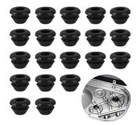 Fadbudss 20 Piedini in Gomma per Fornelli da Camper, Gommini per Supporto Pentola, Guide in Gomma Protezione Passacavi Gomma Resistente al Calore Compatibili con Aste Dometic Smev e Thetford da 5mm