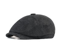Fadcaer Cappelli da Uomo,Cappello,Cappelli da Uomo Piatti,Cappello Piatto da Ragazzo,Cappello da Cameriere in Cotone Cabbie Regolabile per Uomo,per Uomo Ragazzo Autunno Inverno