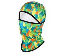 Fadcaer Passamontagna da sci per bambini, caldo, termico, antivento, con cappuccio, maschera sotto il casco, passamontagna per ragazzi e ragazze, sci, ciclismo, corsa, Camouflage a, Taglia unica