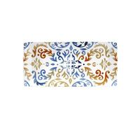 Fade Asia, vassoio rettangolare cm 32,5 x15,5, in fine porcellana decorata